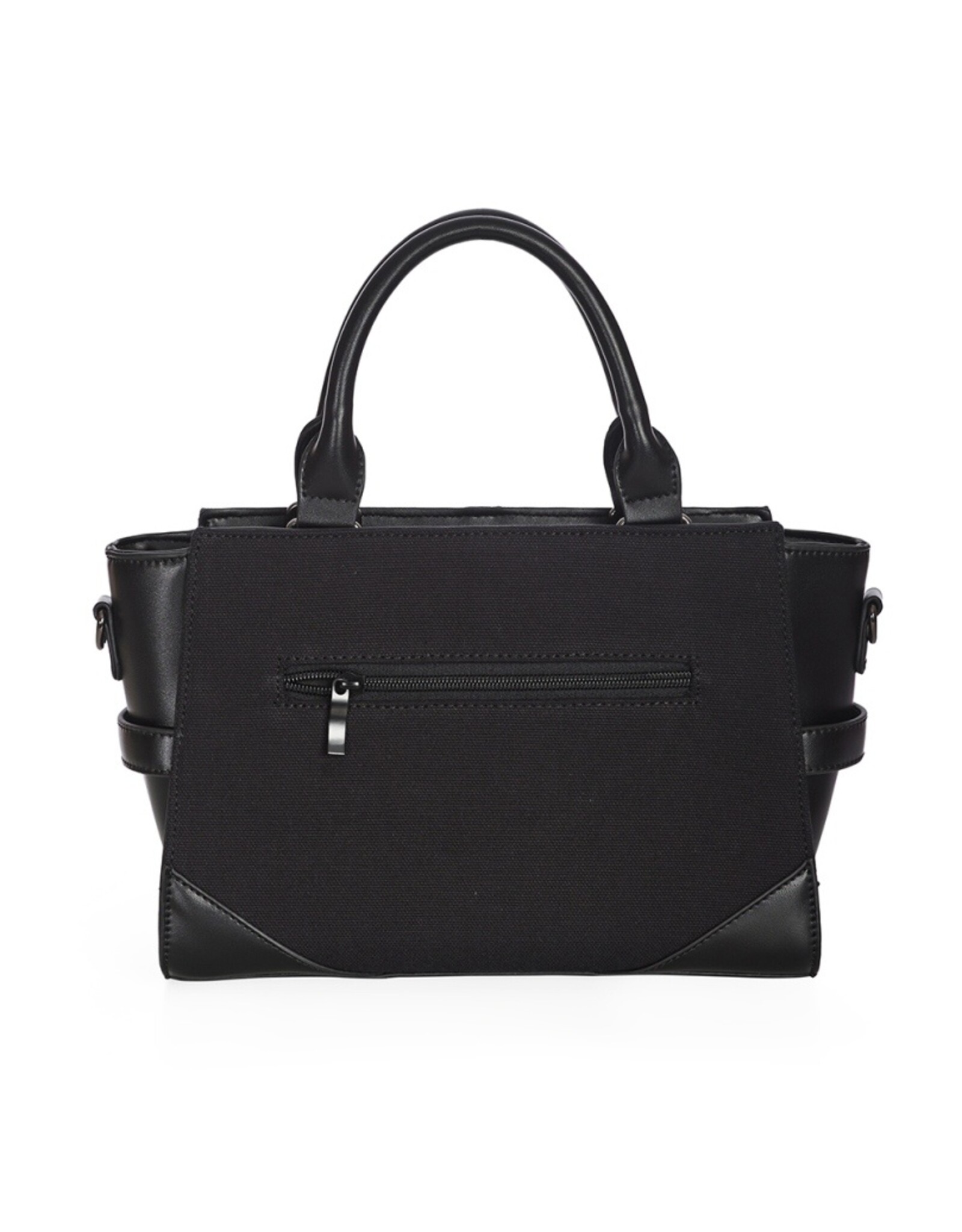 Banned Gothic Tassen Steampunk Tassen - Banned Black From Beyond Handtas met Kettingen