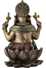 Veronese Design Giftware Beelden Collectables  - Ganesha Hindoeïstische God Zittend 19cm Veronese Design