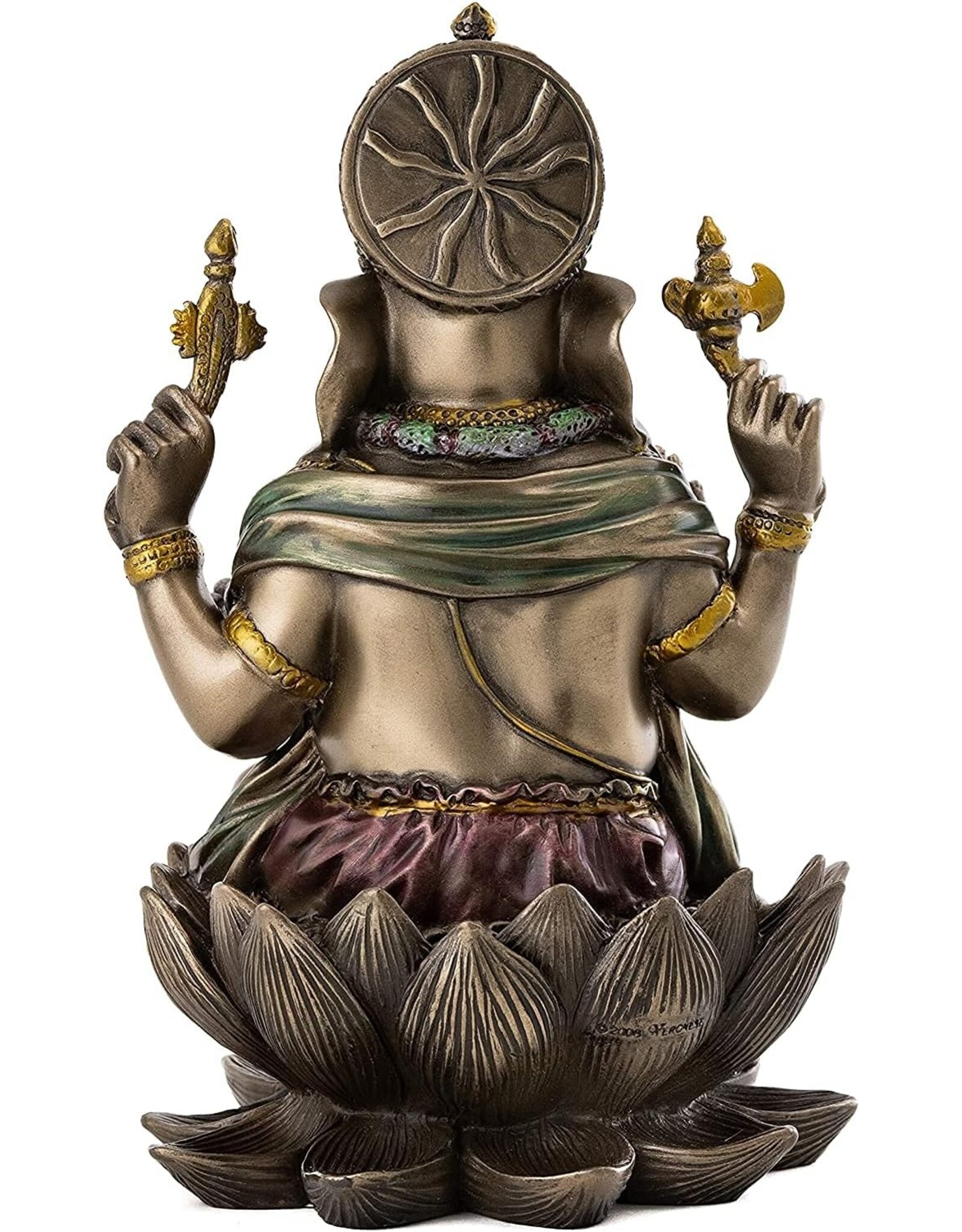 Veronese Design Giftware Figurines Collectables - Ganesha Hindu God Sitting 19cm Veronese Design