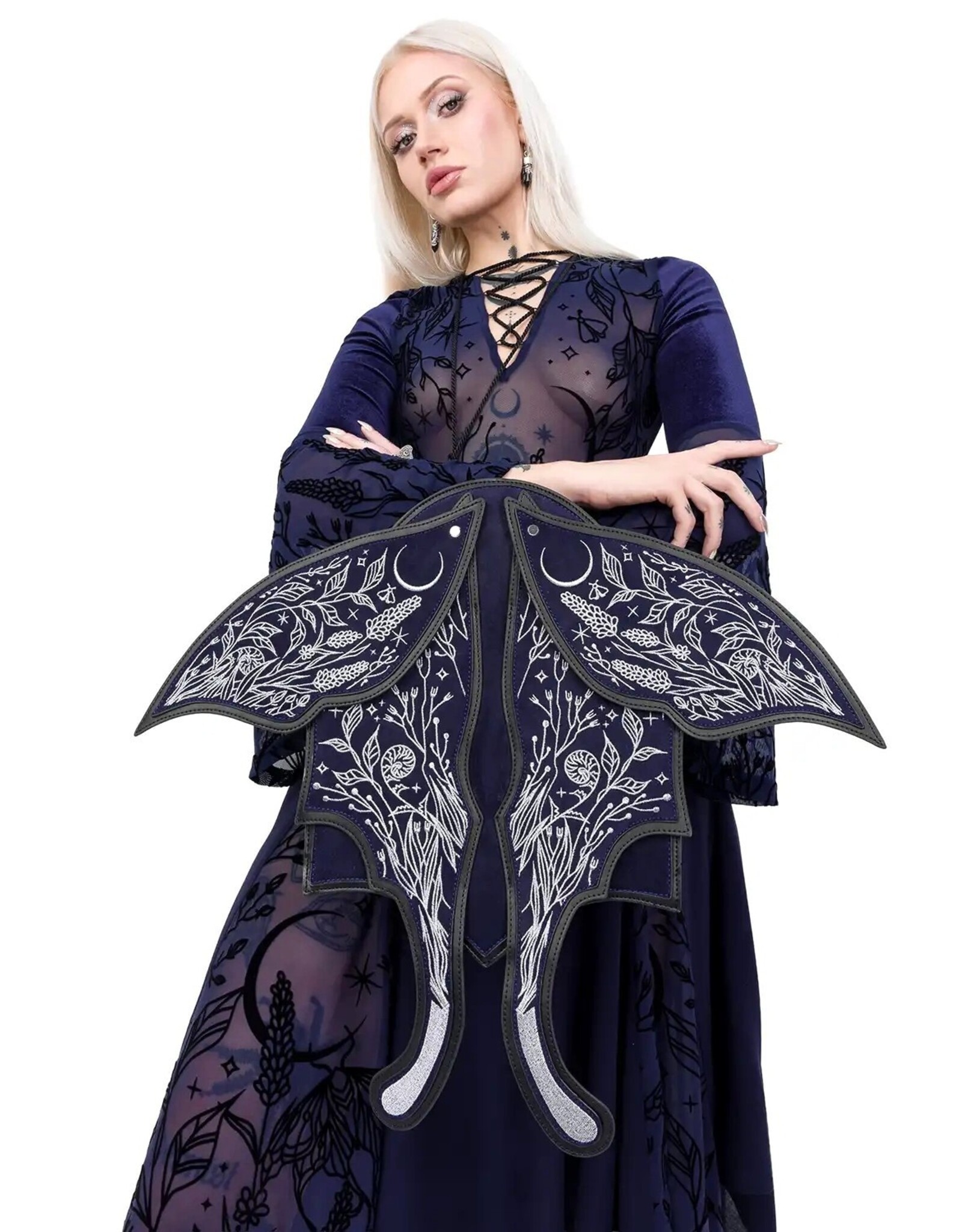 Restyle Fantasy tassen en portemonnees - Umbra Noctis Rugzak Moth met bewegende vleugels