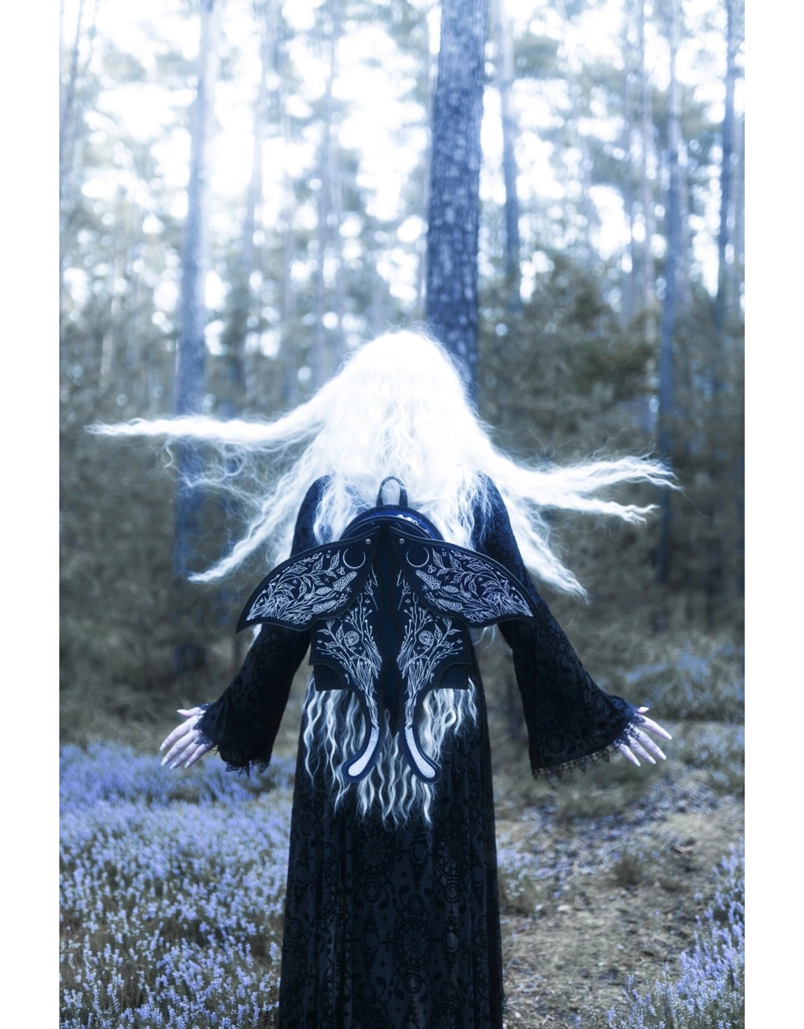 Restyle Fantasy tassen en portemonnees - Umbra Noctis Rugzak Moth met bewegende vleugels