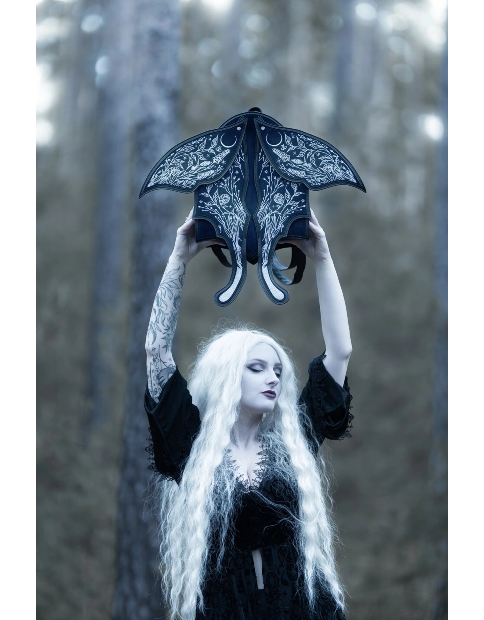 Restyle Fantasy bags and wallets - Umbra Noctis Backpack Moth with movable wings