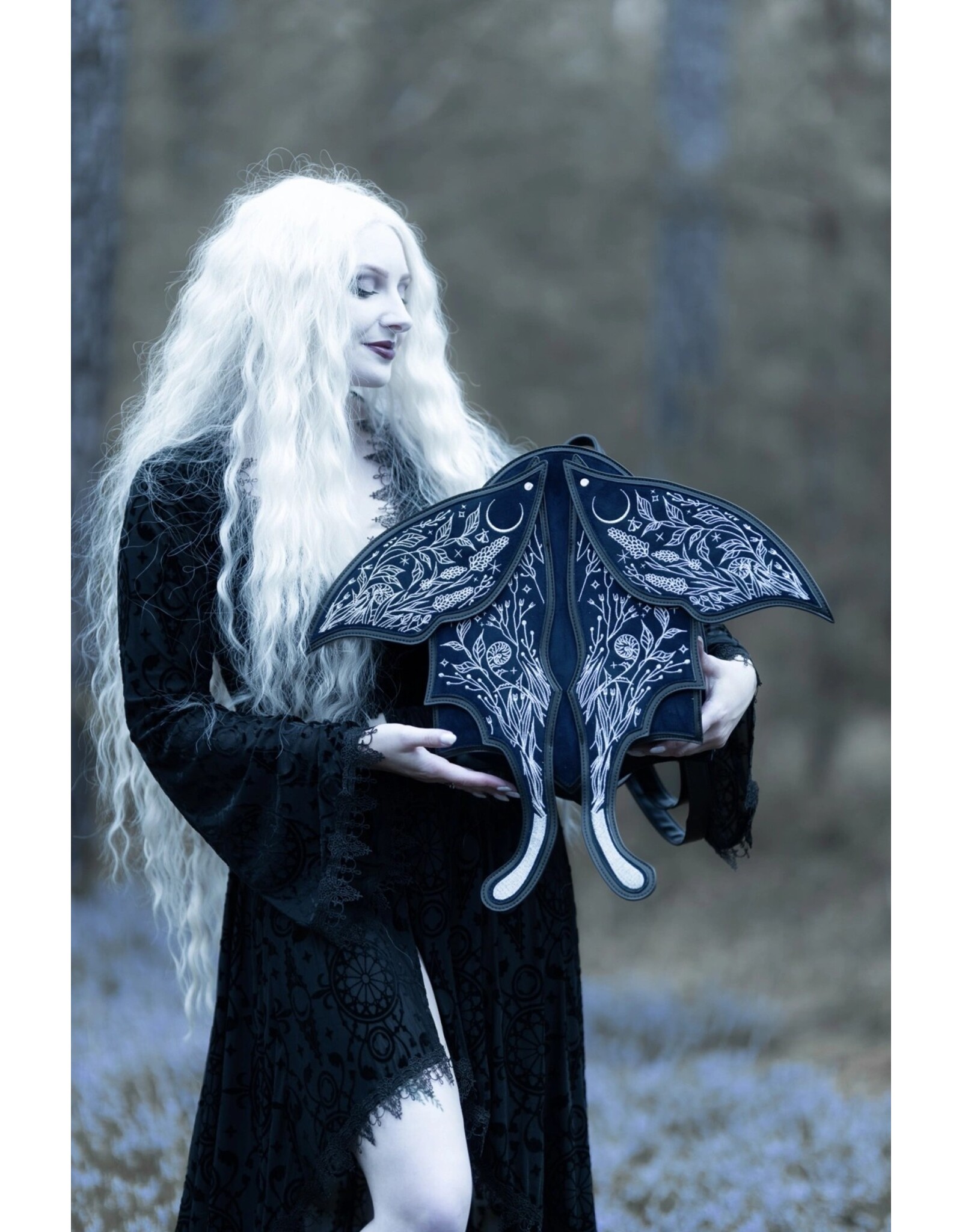 Restyle Fantasy bags and wallets - Umbra Noctis Backpack Moth with movable wings