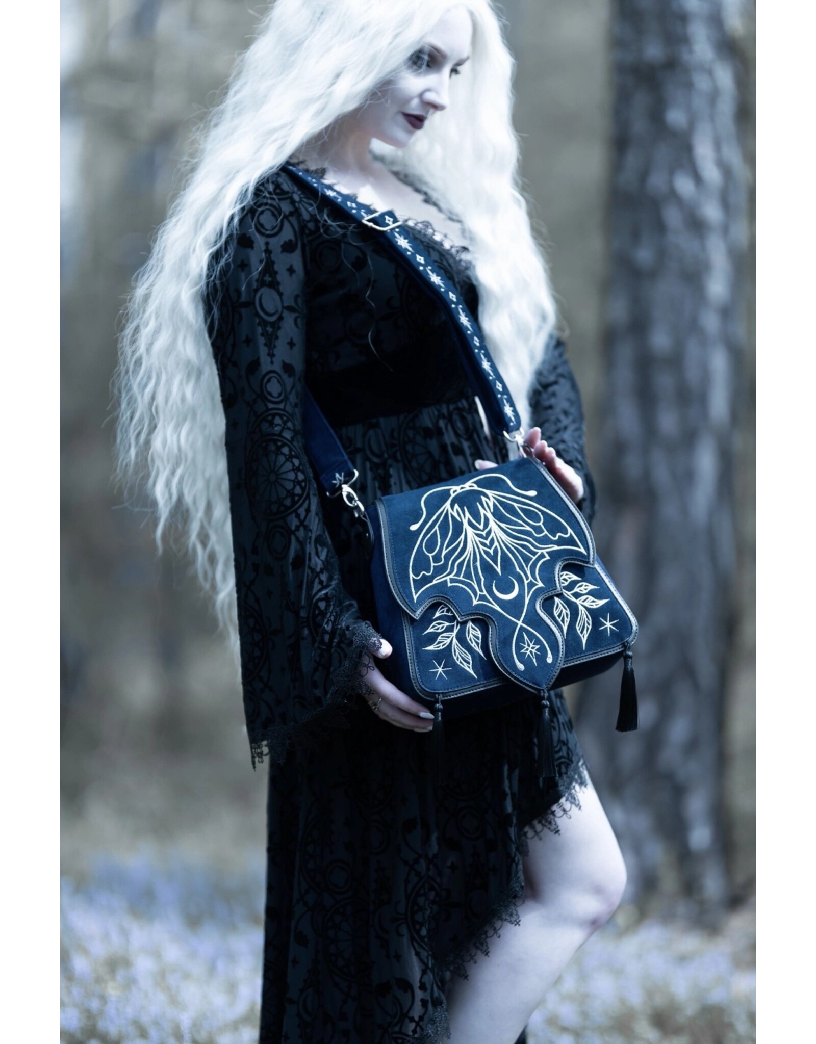 Restyle Gothic Tassen Steampunk Tassen - Stardust Schoudertas met Kwastjes - Restyle