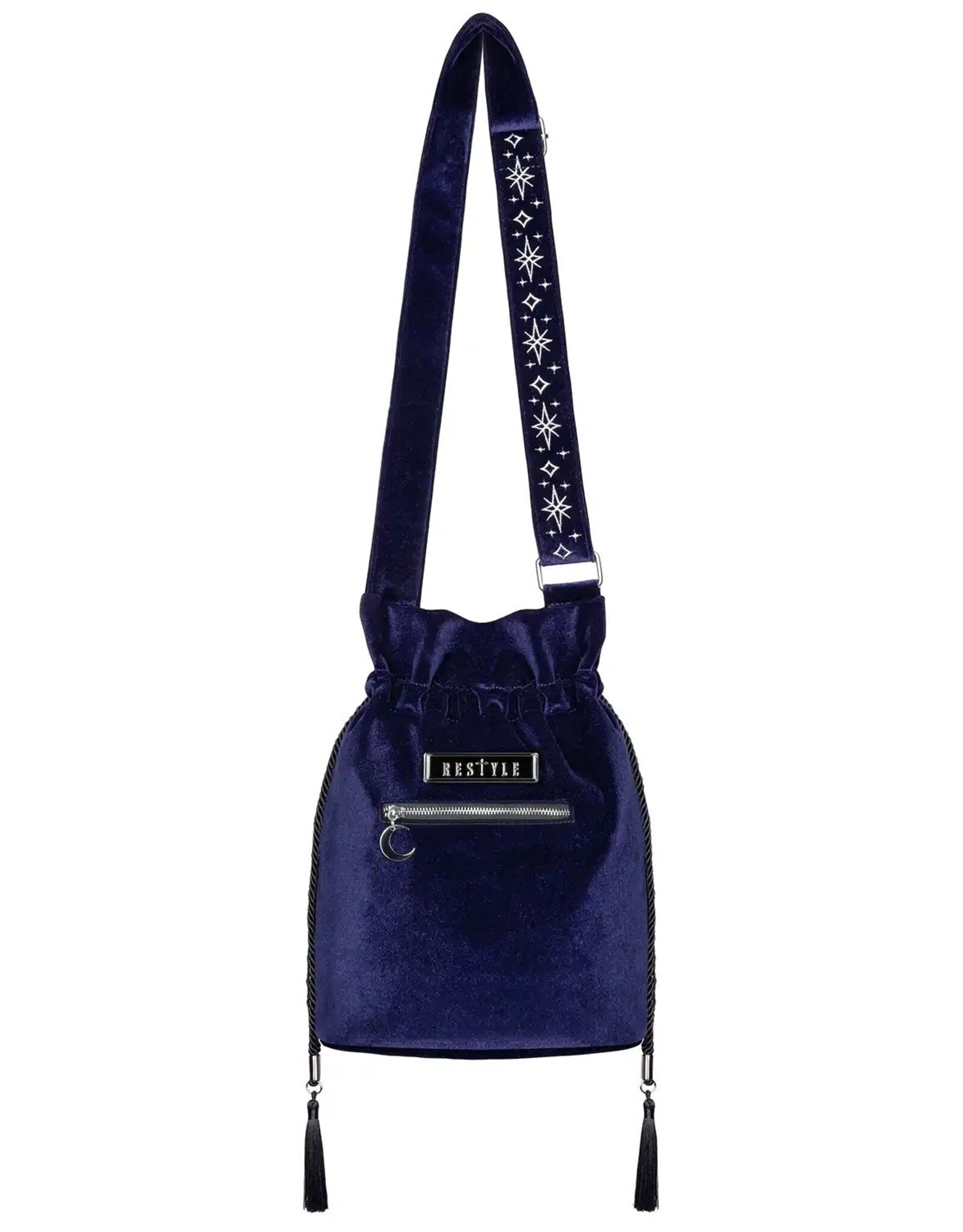 Restyle Gothic bags Steampunk bags - Lunar Eclipse Bucket Velvet Bucket Bag - Restyle