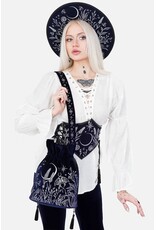 Restyle Gothic bags Steampunk bags - Lunar Eclipse Bucket Velvet Bucket Bag - Restyle