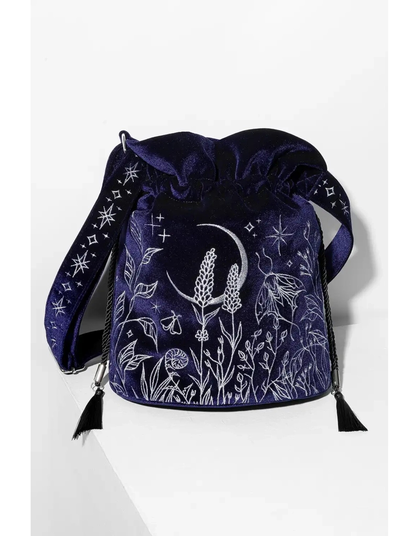 Restyle Gothic bags Steampunk bags - Lunar Eclipse Bucket Velvet Bucket Bag - Restyle