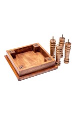 Trukado Miscellaneous - Altar table - side table Flower of Life - Acacia wood