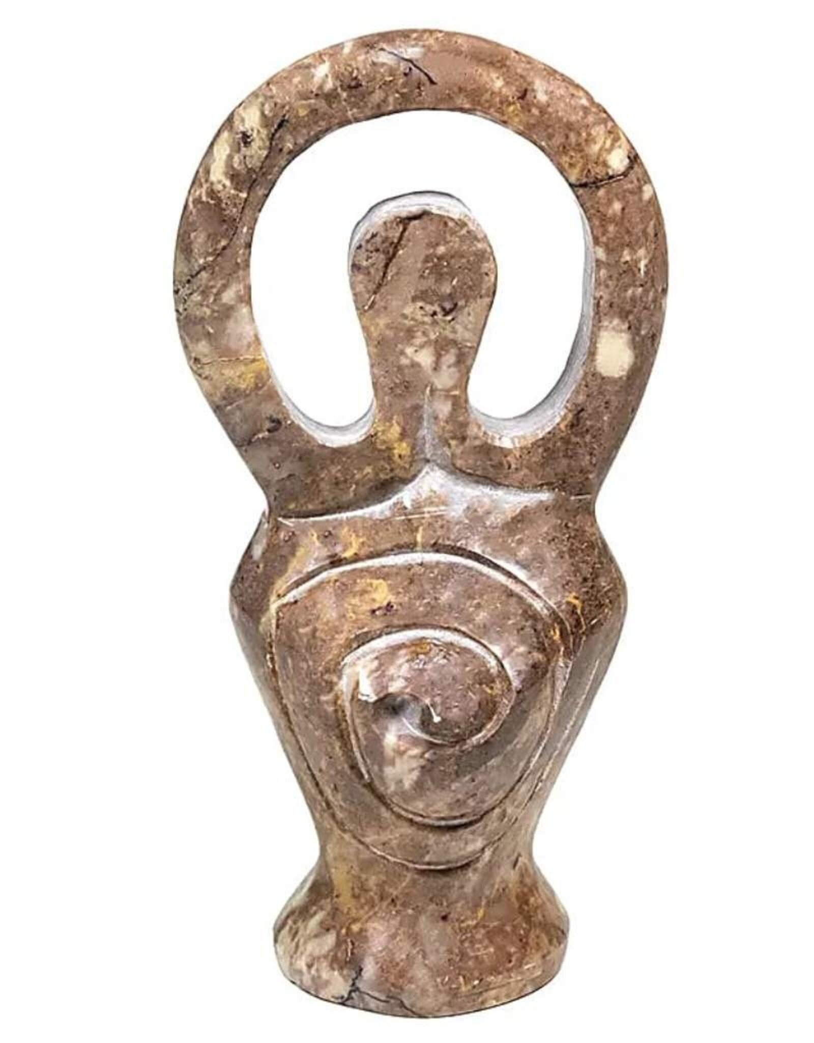 Trukado Giftware & Lifestyle - Mother Goddess Gaia figurine, soapstone 12cm