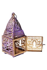 Trukado Miscellaneous -   Tinnen Sfeerlicht Oosterse Lantaarn Lotus