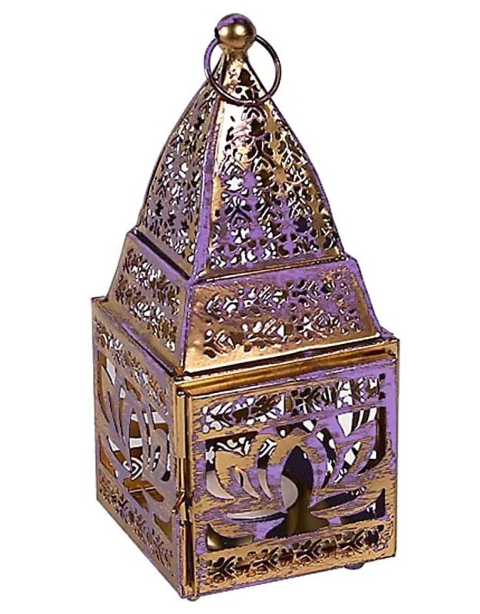 Trukado Miscellaneous - Tin Ambiance Light Oriental Lantern Lotus