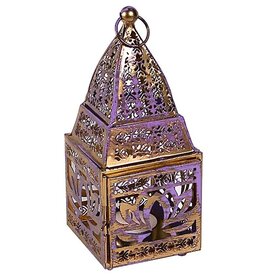 Trukado Tin Ambiance Light Oriental Lantern Lotus