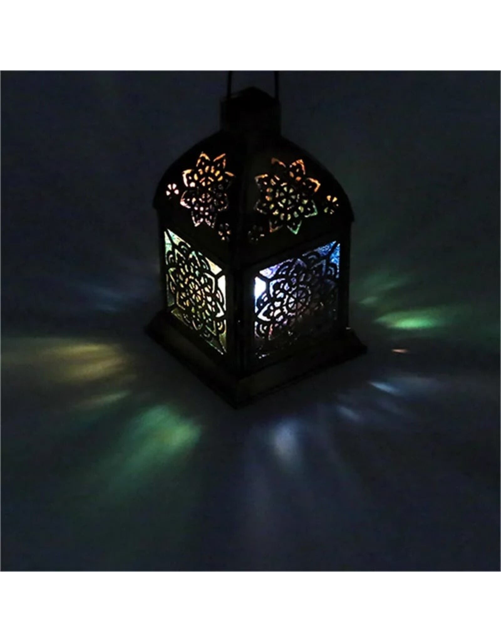 Trukado Miscellaneous -   Tin Ambiance Light Oriental Lantern Mandala