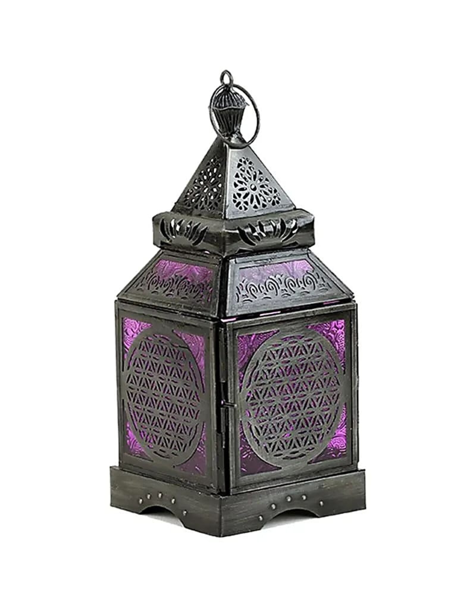 Trukado Miscellaneous - Tinnen Sfeerlicht Oosterse Lantaarn Bloem des Levens