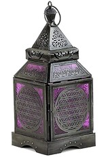 Trukado Miscellaneous - Tin Ambiance Light Oriental Lantern Flower of Life