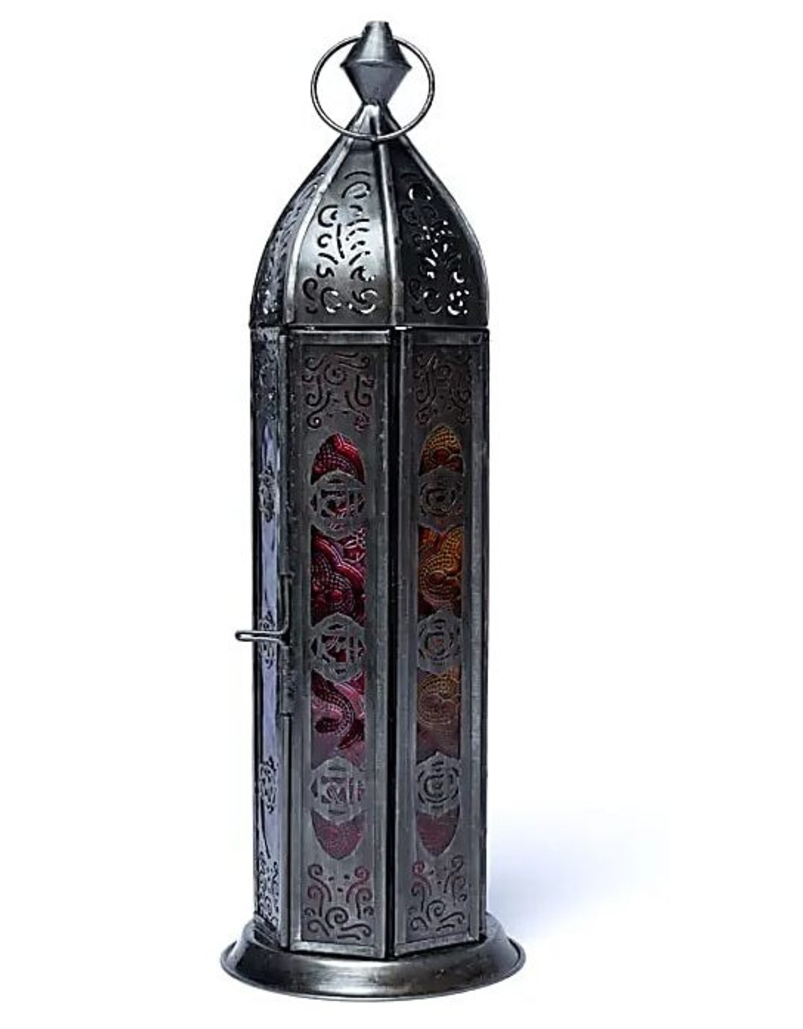 Trukado Miscellaneous -  Tinnen Sfeerlicht Oosterse Lantaarn 7 chakra's