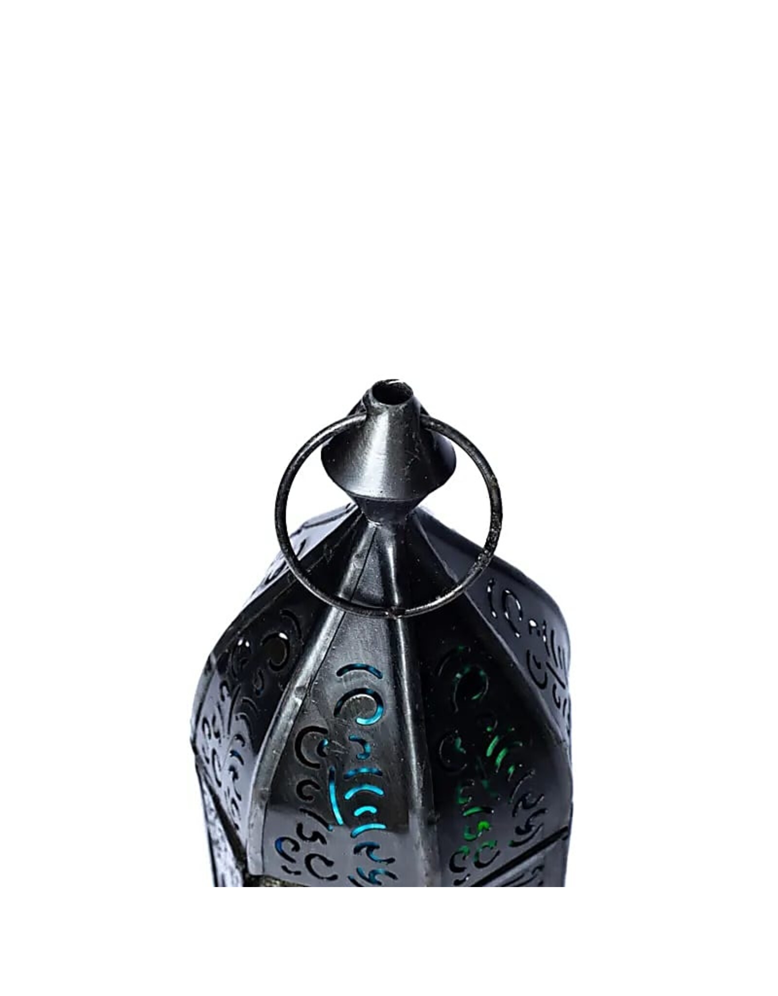 Trukado Miscellaneous -   Tin Ambiance Light Oriental Lantern 7 chakra's