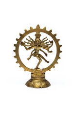 Trukado Giftware, beelden, collectables - Shiva Nataraj beeldje - messing