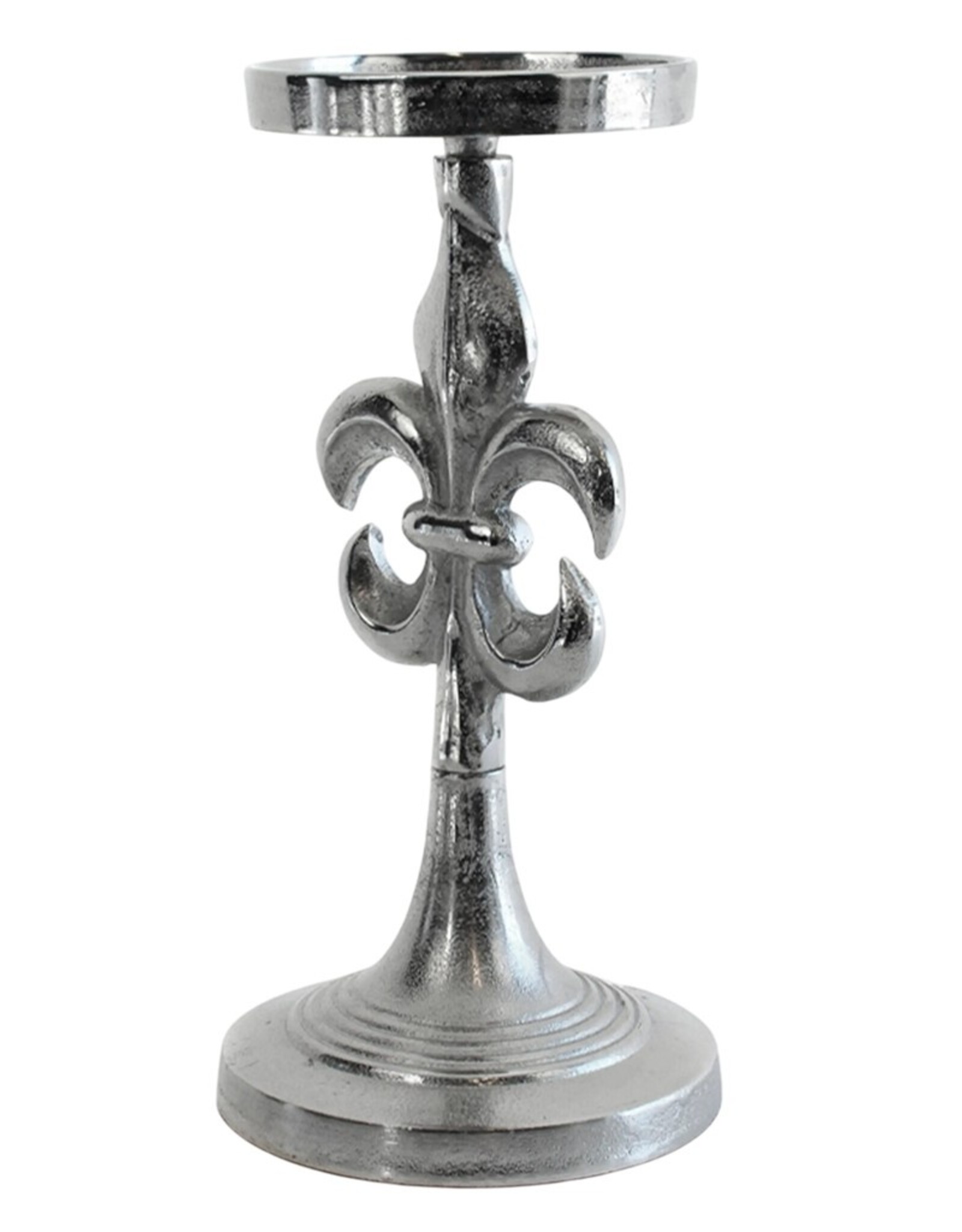 Diga Colmore Giftware Figurines Collectables - French Lily Candle holder Fleur de lis 32cm