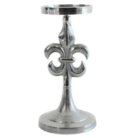 Diga Colmore French Lily Candle holder Fleur de lis 28cm metal