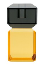 Diga Colmore Giftware & Lifestyle -  Kandelaar Kristalglas oranje-rokerig zwart 12cm