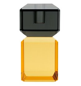 Diga Colmore Kandelaar Kristalglas oranje-rokerig zwart 12cm