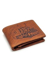 Hütmann Leather wallets - Hütmann Leather Wallet with Truck brown
