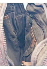 HillBurry Leather bags - HillBurry Sturdy Crossbody Bag Washed Leather Vintage brown