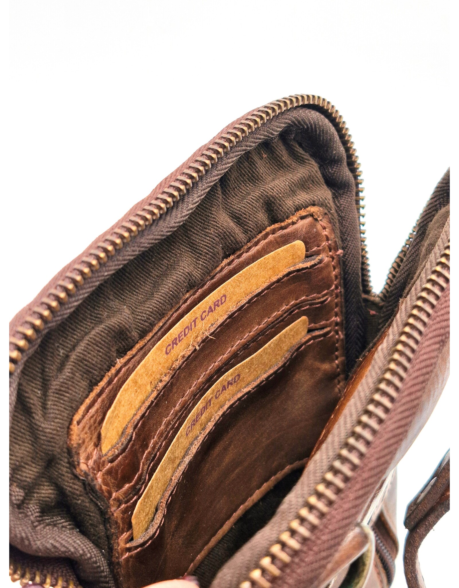 HillBurry Leather bags - Hillburry Shoulder bag-Belt bag-Phone bag brown