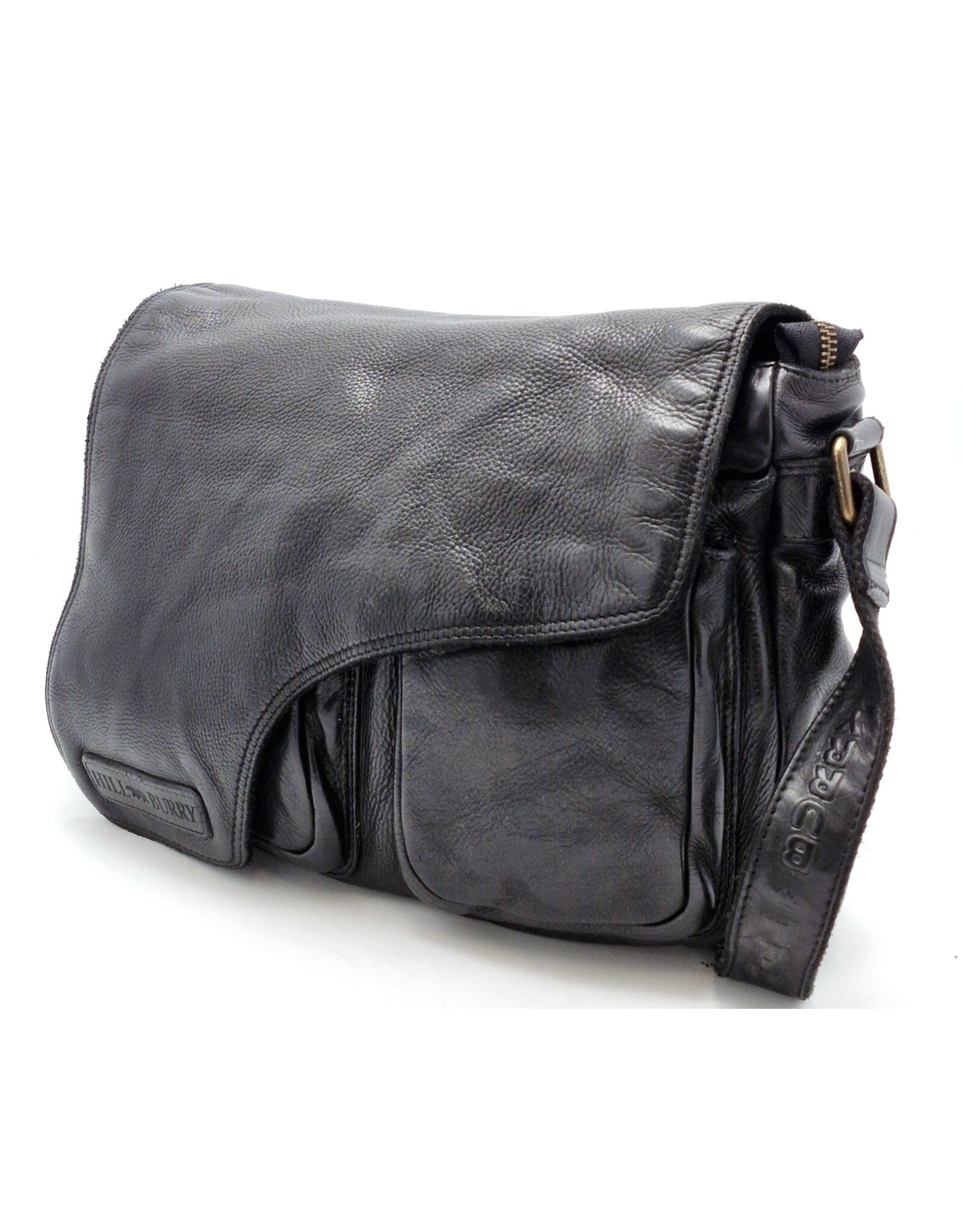HillBurry Leather Shoulder bags  Leather crossbody bags - Hillburry shoulder bag holster cover washed leather black