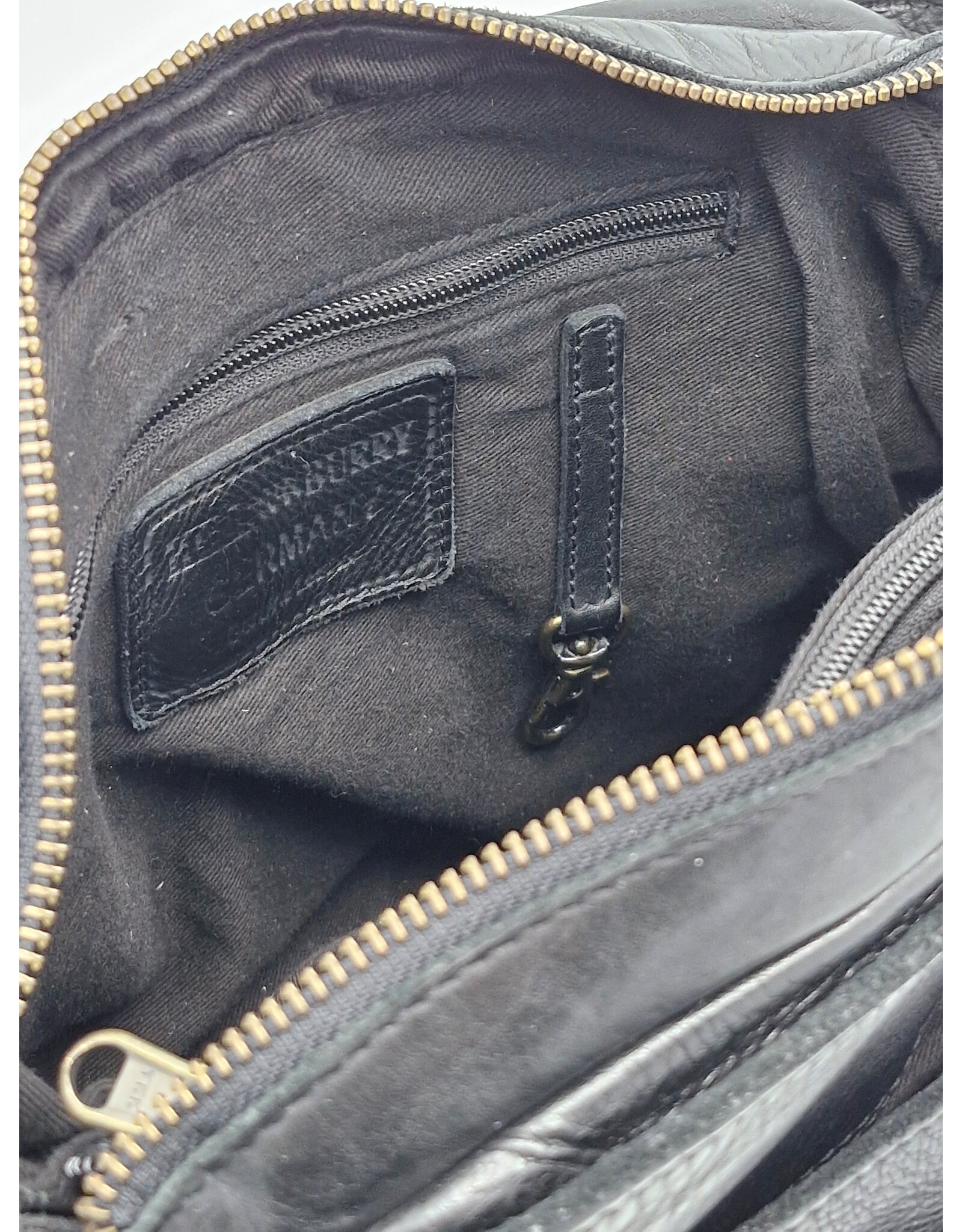 HillBurry Leren schoudertassen Leren crossbody tassen - Hillburry schoudertas holster omslag gewassen leer zwart