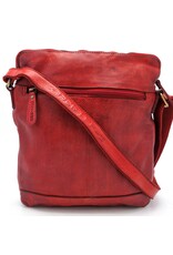 HillBurry Leather Shoulder bags  Leather crossbody bags - HillBurry Sturdy Shoulder Bag Washed Leather  red
