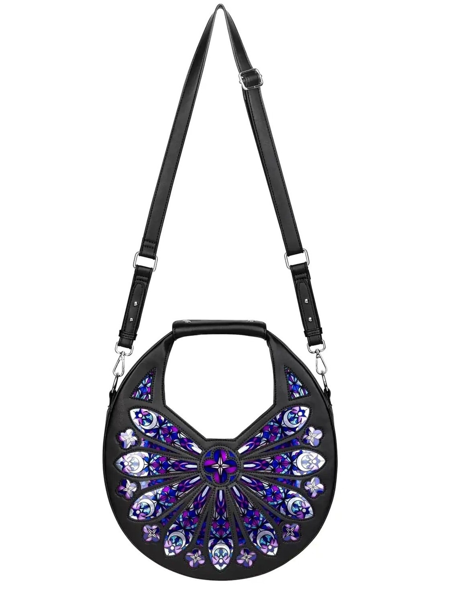 Restyle Gothic bags Steampunk bags -  Sacred Rose Shoulder Bag Roos Window Cathedral - Restyle
