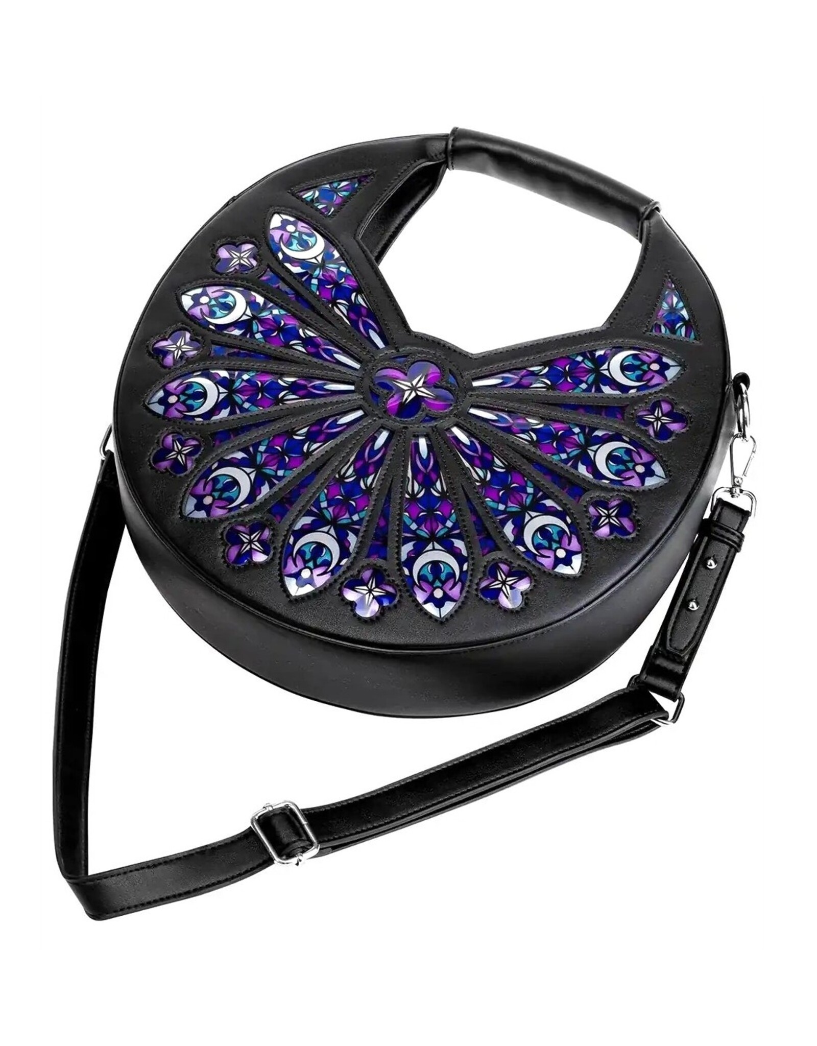 Restyle Gothic bags Steampunk bags -  Sacred Rose Shoulder Bag Roos Window Cathedral - Restyle
