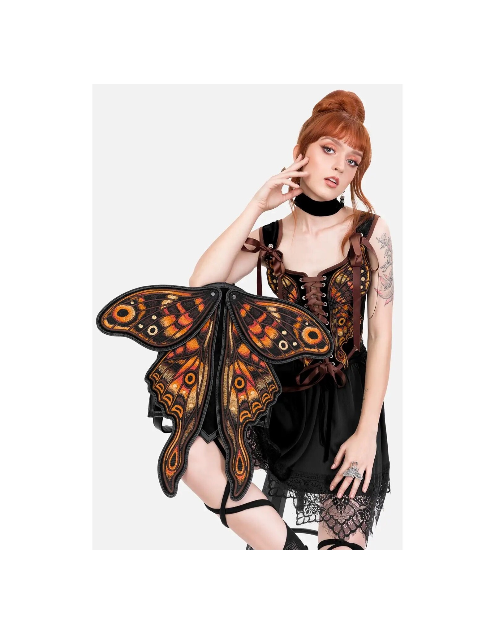 Restyle Fantasy tassen en portemonnees - Ignis Mot Rugzak met bewegende vleugels - Restyle