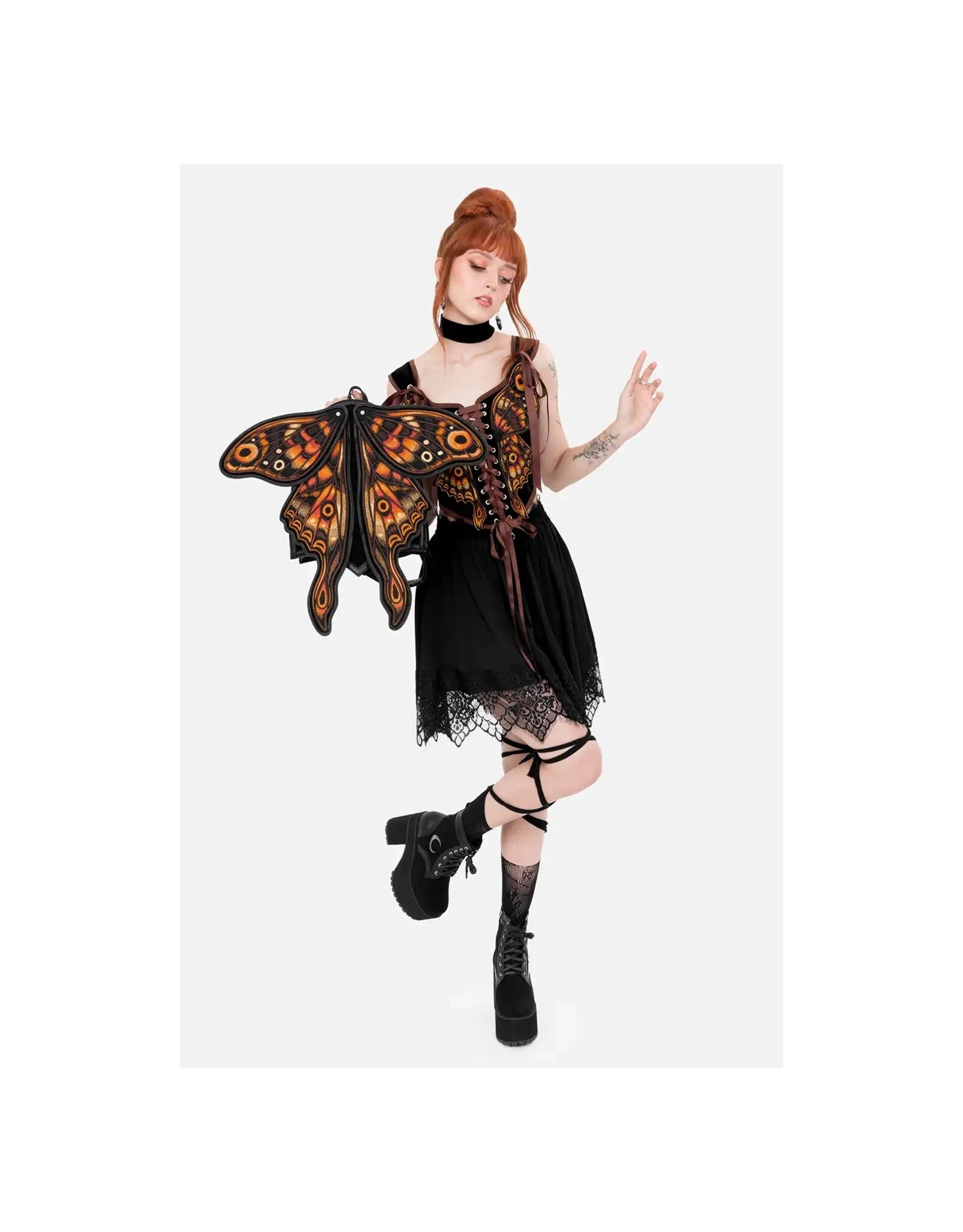 Restyle Fantasy tassen en portemonnees - Ignis Mot Rugzak met bewegende vleugels - Restyle