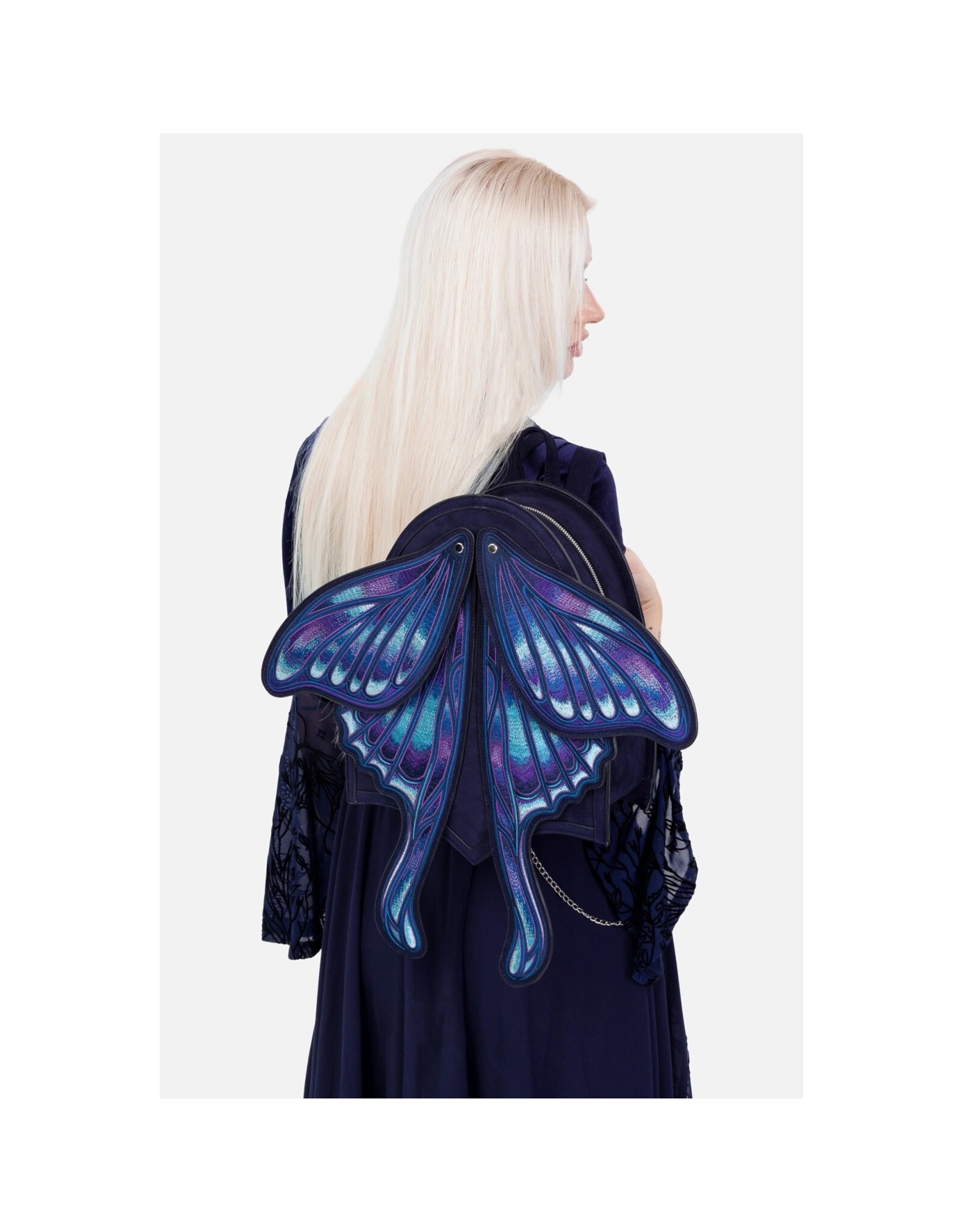 Restyle Fantasy tassen en portemonnees - Sapphire Mot Rugzak met bewegende vleugels - Restyle