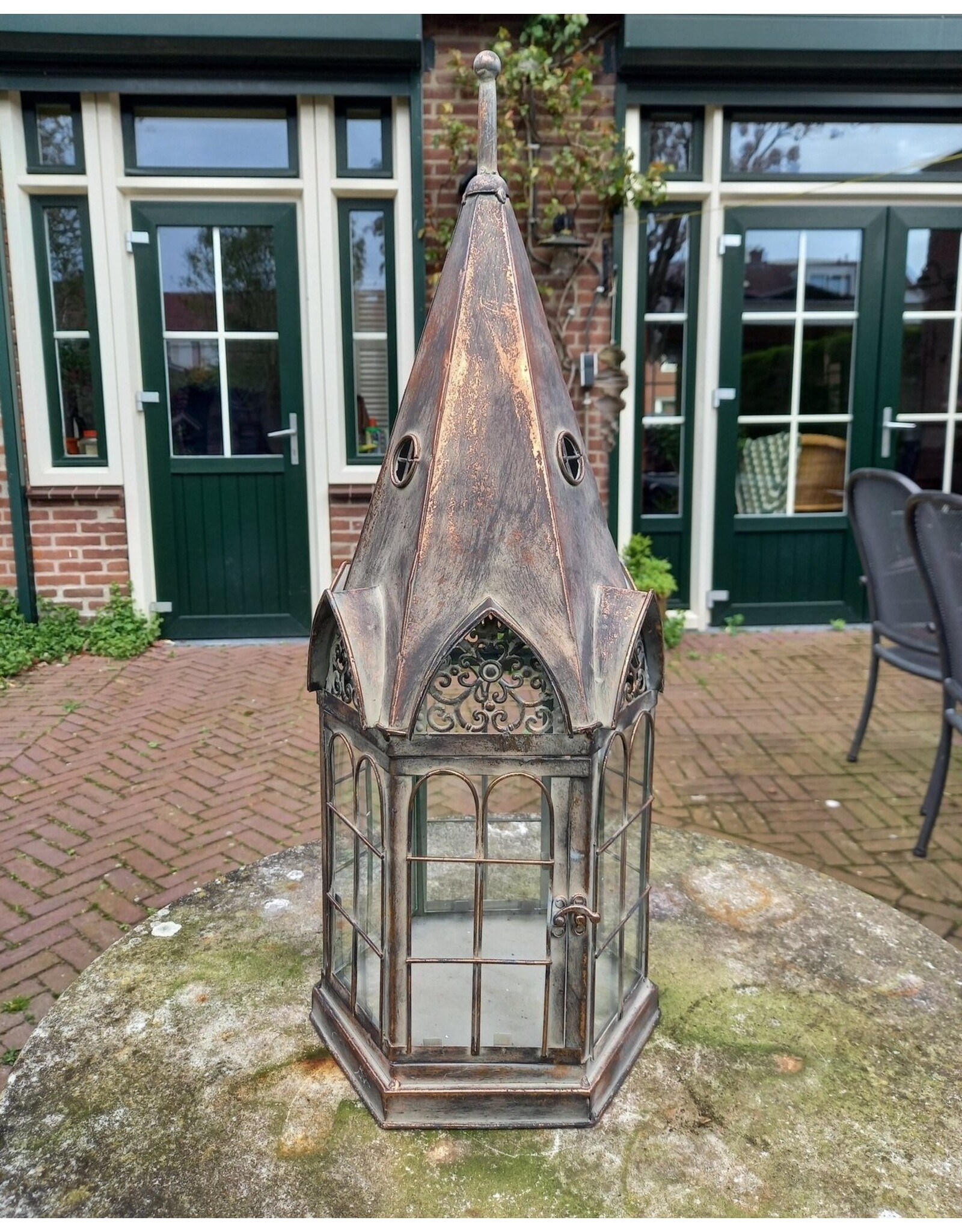 Trukado Miscellaneous - Steeple Shaped Tin Lantern