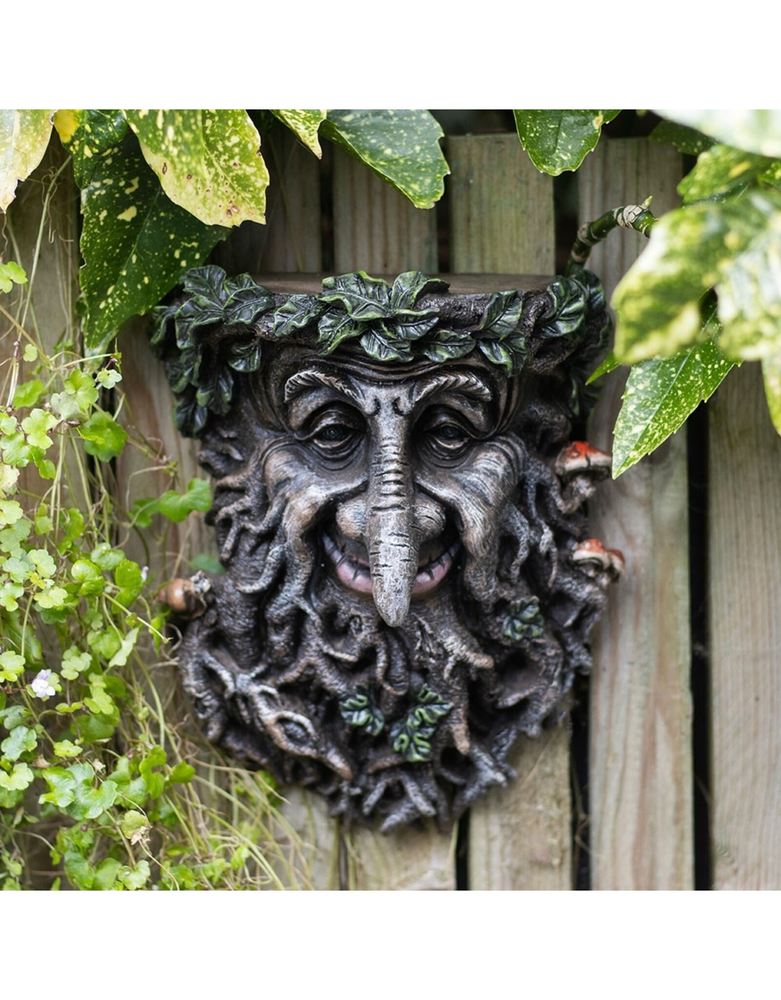 Something Different Miscellaneous - Green Man Shelf Plaque 22cm