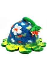 Trukado Miscellaneous - Felt hat - Sauna cap ‘Forest Flower’ multicolour