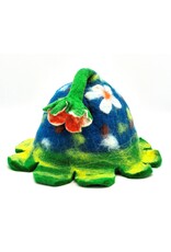 Trukado Miscellaneous - Felt hat - Sauna cap ‘Forest Flower’ multicolour