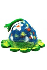 Trukado Miscellaneous - Vilten hoed - Sauna muts "Bosbloem" multicolor