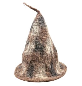 Trukado Felt pointed hat - Sauna hat Beige-grey