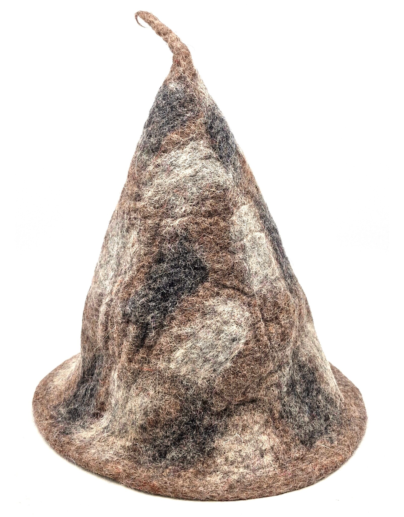 Trukado Miscellaneous - Felt pointed hat - Sauna hat Beige-grey