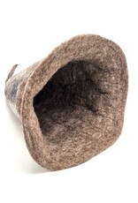 Trukado Miscellaneous - Vilten punthoed - Sauna muts Beige-grijs