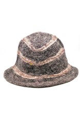 Trukado Miscellaneous - Vilten hoed - Sauna muts Grijs-Taupe