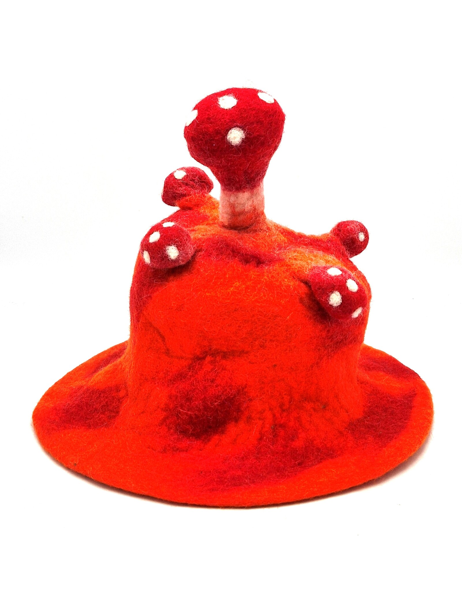 Trukado Miscellaneous - Felt hat "Mushroom Fly Swamp" orange
