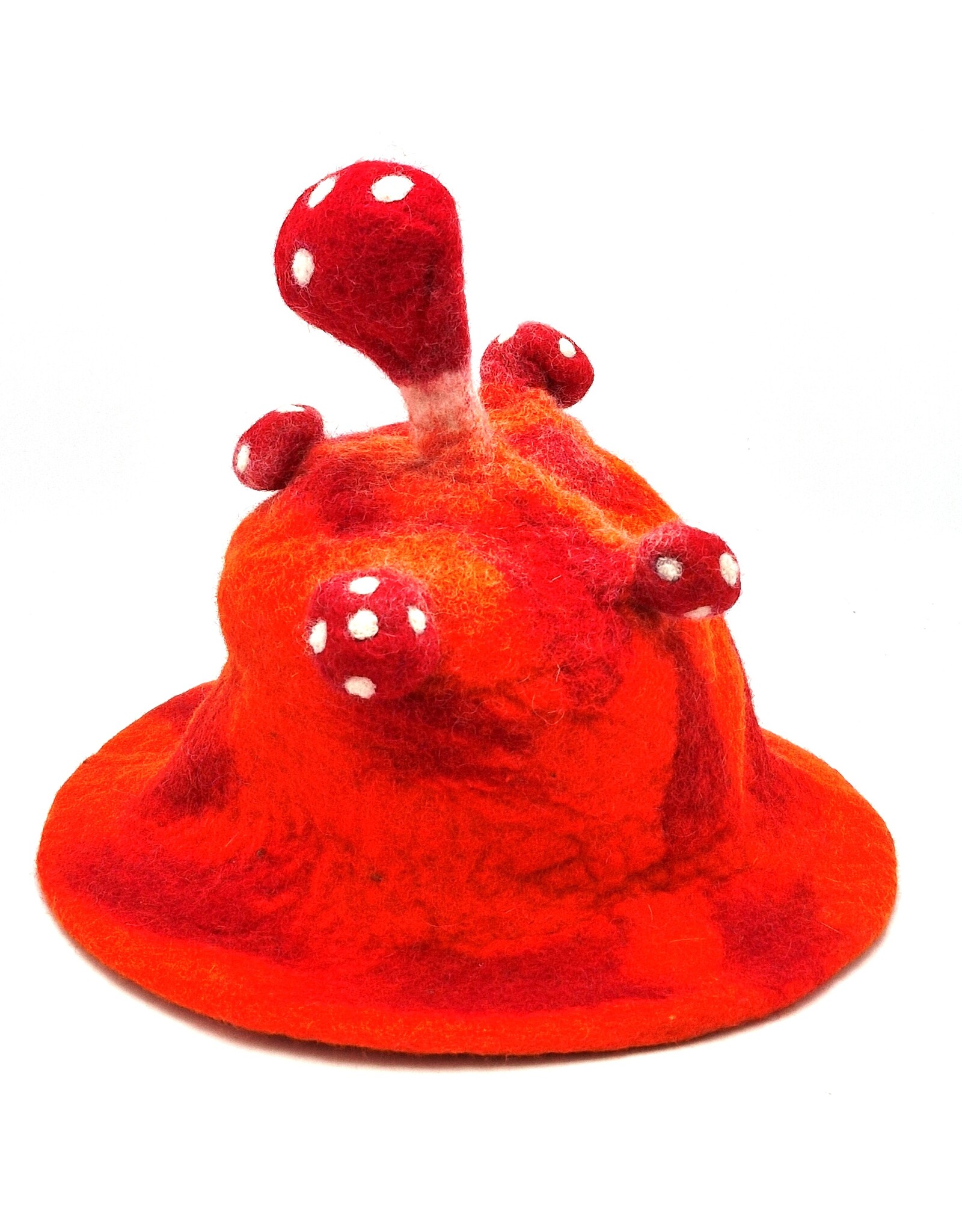 Trukado Miscellaneous - Felt hat "Mushroom Fly Swamp" orange