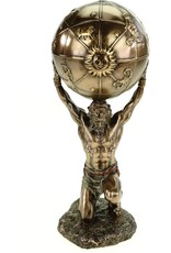 Veronese Design Veronerse Design - Greek Titan Atlas with Celestial as storage box 27cm