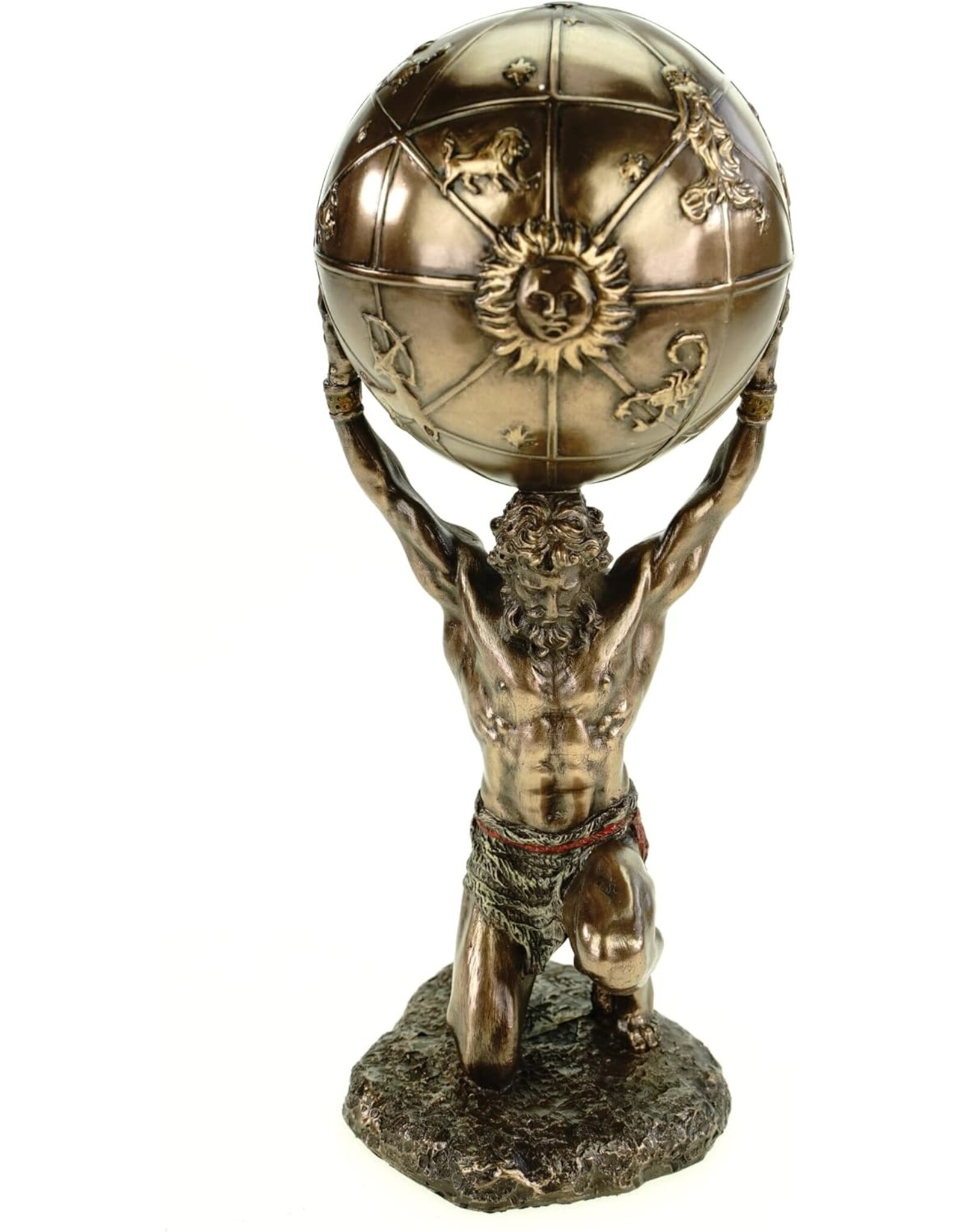 Veronese Design Veronerse Design - Griekse Titaan Atlas met Hemelgewelf als opbergdoosje 27cm